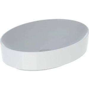 Geberit VariForm Countertop Oval, 550 x 400 mm, zonder kraangat, zonder overloop, kleur: wit - 500.771.01.2