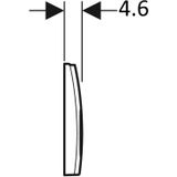 Geberit Delta 21 Bedieningspaneel - Wit
