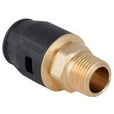 PushFit Übergang mit ag d 20mmxR 1/2' aus Messing 651551 651551001 - Geberit