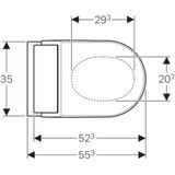 Geberit Aquaclean Tuma Classic Wc-Compleet Wand-Wc