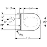 Toiletzitting met onderdouche geberit aquaclean tuma comfort geborsteld rvs