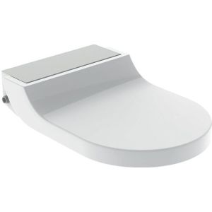 Geberit - AquaClean Tuma - Toiletzitting - Alpien Wit - Geborsteld RVS