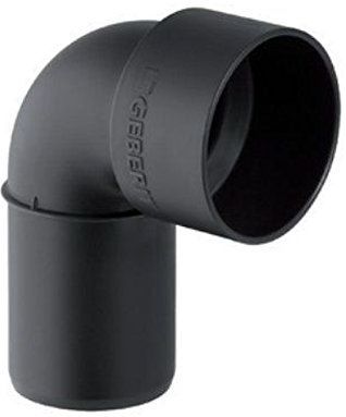 Silent pp Anschlussbogen 390283141 dn 50, 50/46 mm, 90Grad, schalloptimiert, mit Schutzdeckel - Geberit