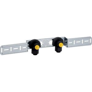 Geberit PushFit Anschlusswinkel 90° vormontiert, zweifach,  DN 15, 651.290.00.1