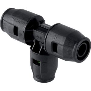 Geberit Push Fit T stuk verlopend 25x25x20mm PVDF 652.316.00.1