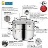 Stoompan met Inzet RVS, 2,4 L - Kela | Flavoria