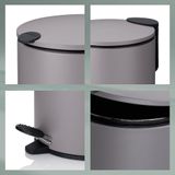 Kela - Mats - Pedaalemmer - Licht Grijs - Inhoud 12 L