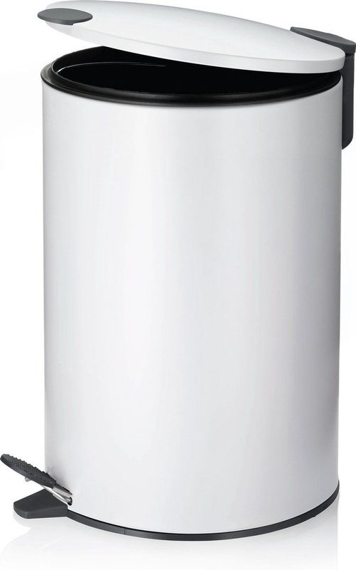 Kela - Mats - Afvalemmer - Wit - 12 L