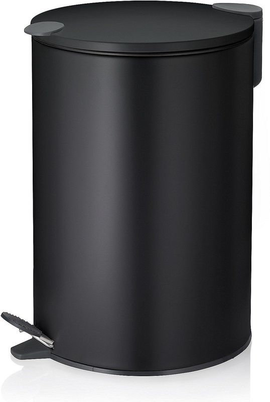 Prullenbak - Zwart - Kunststof - 30 Liter