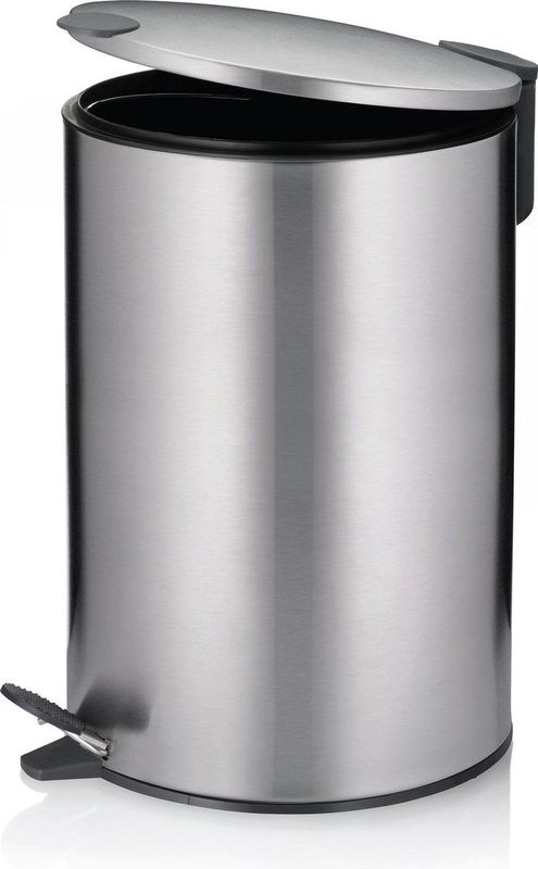 Pedaal Afvalemmer, 12 L, Zilver - Kelas-sMats