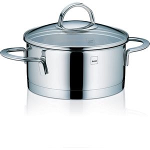 Kookpan laag 16 cm - RVS - Kelas-sCailin