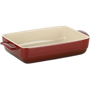 Ovenschaal Keramiek Rood, 37.5 cm x 22 cm - Kela | Malin
