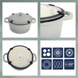 Braadpan, Gietijzer, Laag, Zwart, 28 cm - Kela | Calido