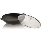 Wokpan Gietijzer Zwart, 36 cm - Kela | Calido