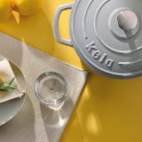 Braadpan Kela Calido met Deksel Rond Grijs 3