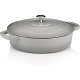 Braadpan Kela Calido met Deksel Rond Grijs 3