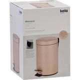 Monaco Pedaal Afvalemmer 3 liter Roze Kela