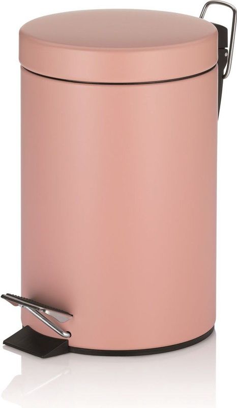 Monaco Pedaal Afvalemmer 3 liter Roze Kela