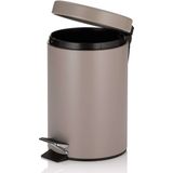Monaco Pedaal Afvalemmer 3 l Bruin Kela