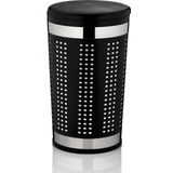 Kela - Sevilla - Wasmand - Rond - Zwart - Metaal