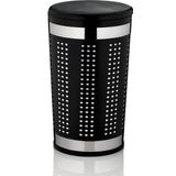 Kela - Sevilla - Wasmand - Rond - Zwart - Metaal