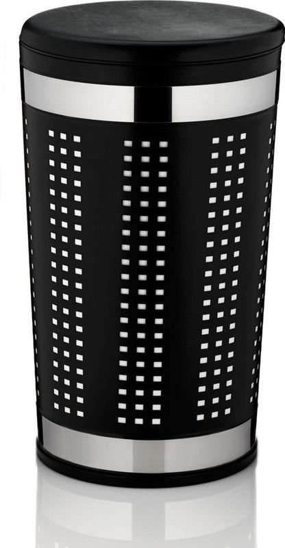 Kela - Sevilla - Wasmand - Rond - Zwart - Metaal