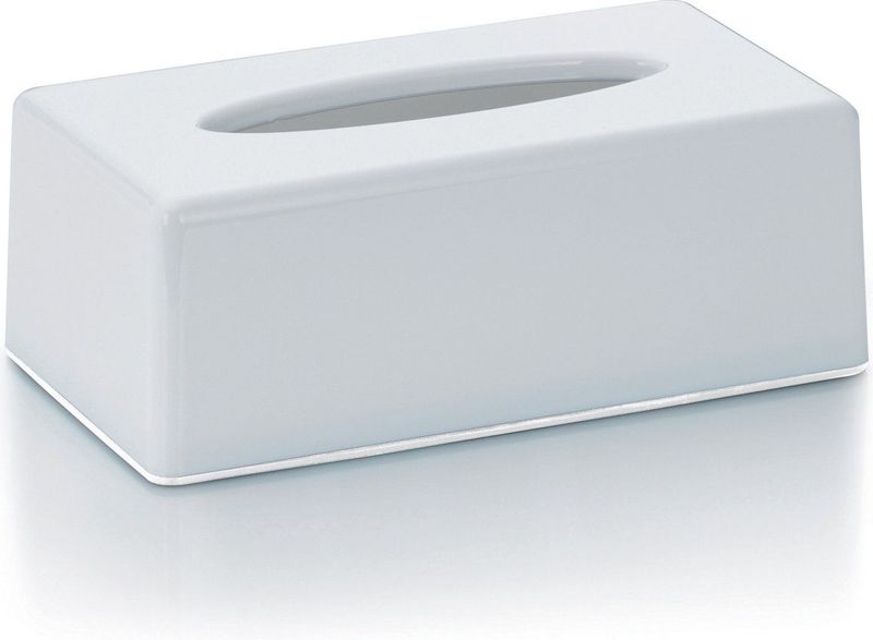 Kela - Tissuebox - Kunststof - Glans Wit