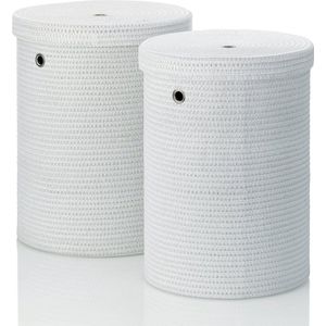 Kela - Rimossa - Wasmand Set van 2 Stuks - Wit