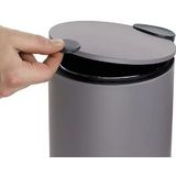 Pedaal Afvalemmer, 3 L, Licht Grijs - Kelas-sMats