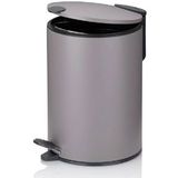 Pedaal Afvalemmer, 3 L, Licht Grijs - Kelas-sMats