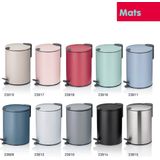 Pedaal Afvalemmer, 3 L, Mat Wit - Kela | Mats