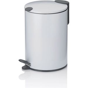 Pedaal Afvalemmer, 3 L, Mat Wit - Kela | Mats
