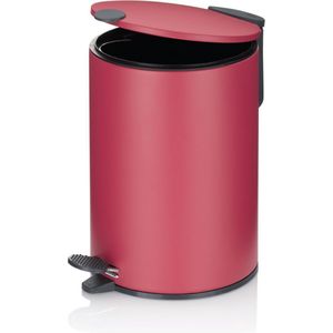 Pedaal Afvalemmer, 3 L, Pastel Rood - Kela | Mats