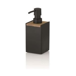 Zeepdispenser, Hout, Zwart - Kela | Cube