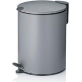 Kela - Mats - Pedaal Afvalemmer - Licht Grijs - 5 L