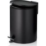 Pedaal Afvalemmer, 5 L, Zwart - Kelas-sMats