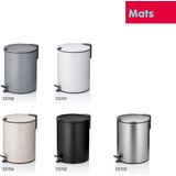 Pedaal Afvalemmer, 5 L, Zwart - Kelas-sMats