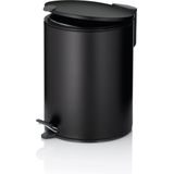Pedaal Afvalemmer, 5 L, Zwart - Kelas-sMats