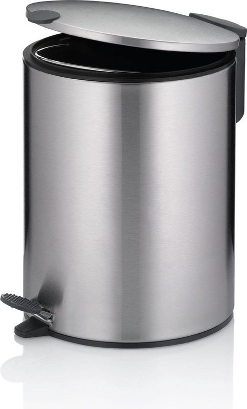 Pedaal Afvalemmer, 5 L, Zilver - Kelas-sMats