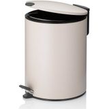 Pedaal Afvalemmer, 5 L, Beige - Kelas-sMats