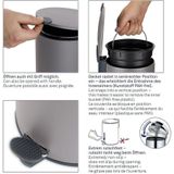 Pedaal Afvalemmer, 5 L, Beige - Kelas-sMats