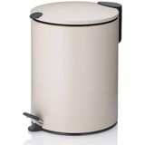 Pedaal Afvalemmer, 5 L, Beige - Kelas-sMats