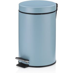 Monaco Pedaal Afvalemmer - 3 l - Licht Blauw - Kela