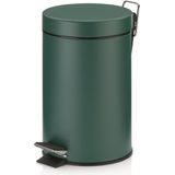 Monaco Pedaal Afvalemmer 3 l Donker Groen Kela