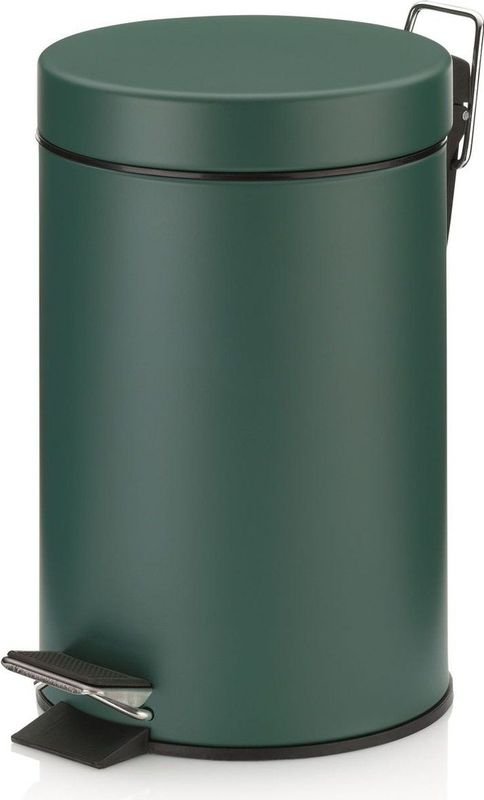 Monaco Pedaal Afvalemmer 3 l Donker Groen Kela