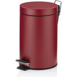 Pedaal Afvalemmer Monaco - 3 l - Rood - Kela