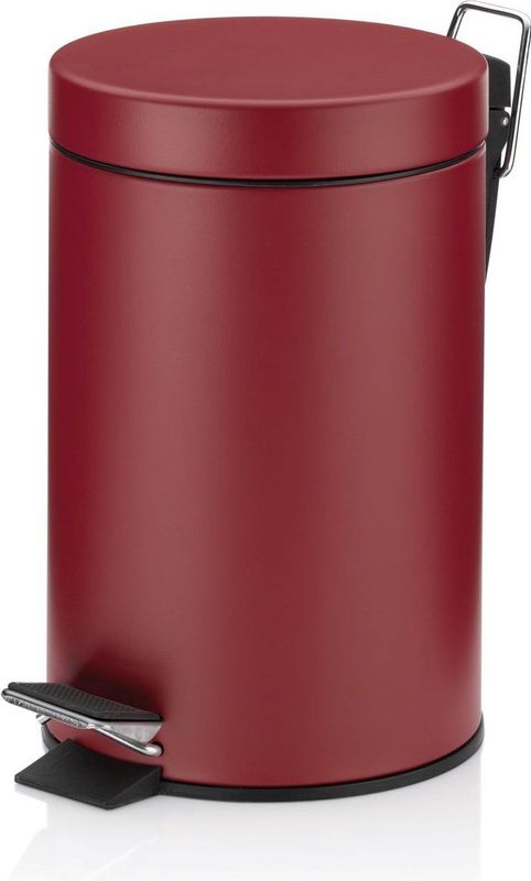 Pedaal Afvalemmer Monaco - 3 l - Rood - Kela