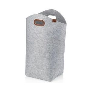 Wasmand, 60 x 24 cm, Vilt, Lichtgrijs - Kelas-sFay