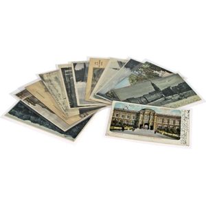 SAFE Transparante beschermhoes voor oude postkaarten 149 x 103 mm - per 50 stuks - portfolio insteekhoes