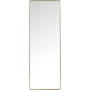 Kare Spiegel Curve Rectangular Brass 200x70cm